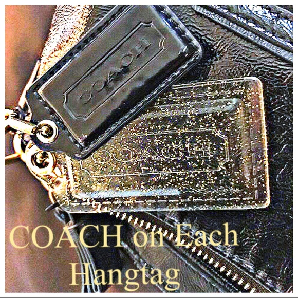 Coach Daisy Black-Gloss Tote #20108 - Picture 7 of 8